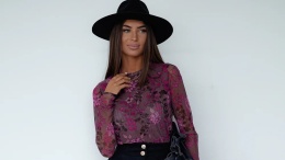 Bluzka tiulowa Blake Iris