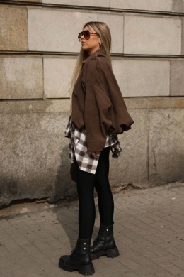 Kurtka Street bomberka zapinana na zamek CZEKOLADA