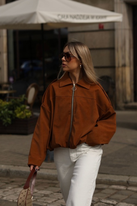 Kurtka Street bomberka zapinana na zamek kamel